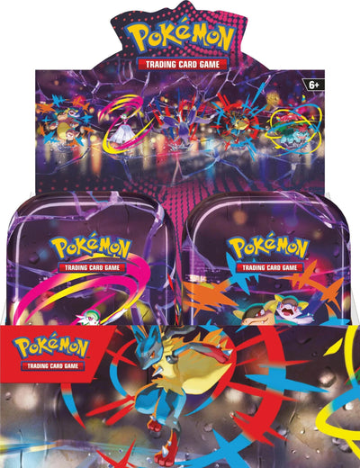 Pokemon Mega Evolution - Mega Heroes Mini Tin Display