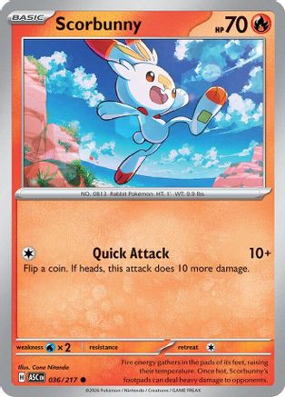 Scorbunny 036/217 ME Ascended Heroes