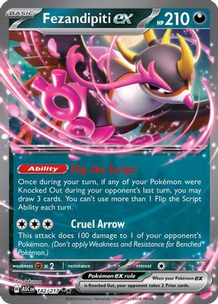 Fezandipiti ex 142/217 - Holofoil ME Ascended Heroes