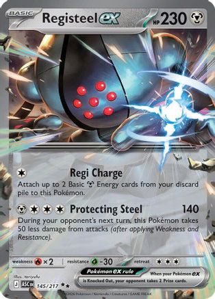 Registeel ex 145 - Holofoil ME Ascended Heroes