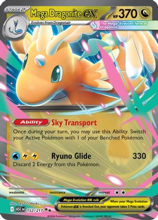 Mega Dragonite ex 152/217 - Holofoil ME Ascended Heroes
