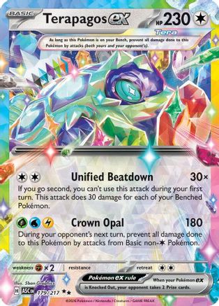 Terapagos ex 179 - Holofoil ME Ascended Heroes