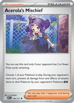 Acerola's Mischief 180 ME Ascended Heroes