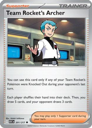 Team Rocket's Archer 201 ME Ascended Heroes