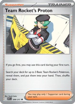 Team Rocket's Proton 208 ME Ascended Heroes
