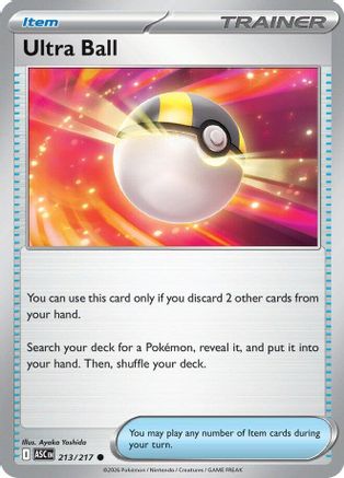 Ultra Ball 213/217 ME Ascended Heroes