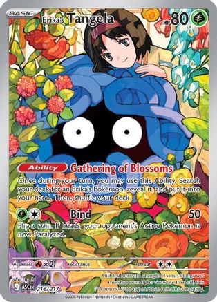 Erika's Tangela 218/217 - Holofoil ME Ascended Heroes