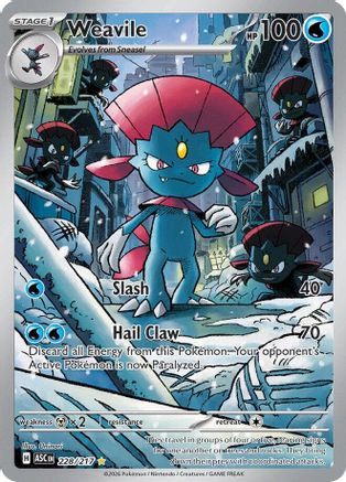 Weavile 228/217 - Holofoil ME Ascended Heroes