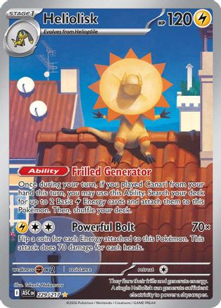 Heliolisk 229/217 - Holofoil ME Ascended Heroes