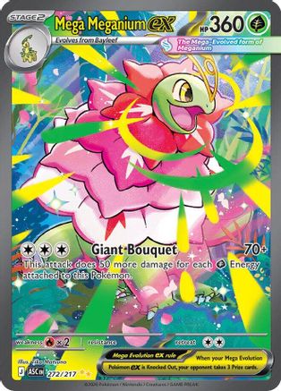 Mega Meganium ex 272/217 - Holofoil ME Ascended Heroes