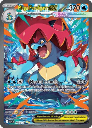 Mega Feraligatr ex 274/217 - Holofoil ME Ascended Heroes