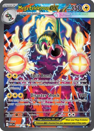 Mega Eelektross ex 278/217 - Holofoil ME Ascended Heroes