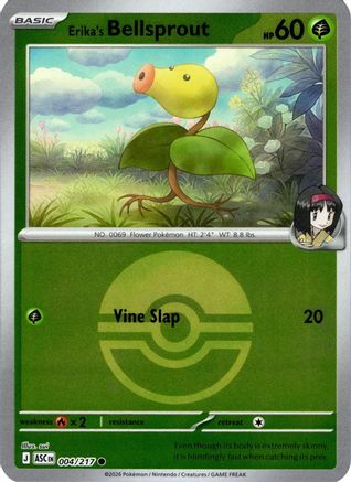 Erika's Bellsprout (Poke Ball) 004 - Reverse Holofoil ME Ascended Heroes