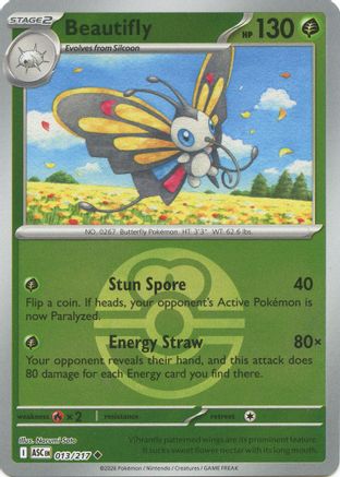 Beautifly 013/217 - Reverse Holofoil ME Ascended Heroes