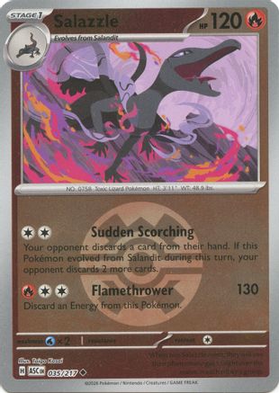 Salazzle 035/217 - Reverse Holofoil ME Ascended Heroes