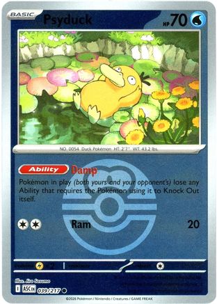 Psyduck 039/217 - Reverse Holofoil ME Ascended Heroes
