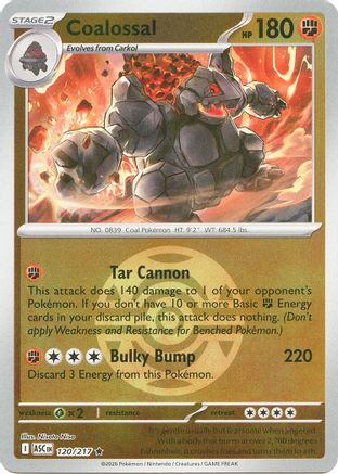 Coalossal (Dusk Ball) 120 - Reverse Holofoil ME Ascended Heroes