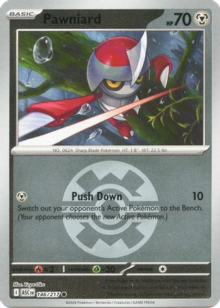 Pawniard (Quick Ball) 146 - Reverse Holofoil ME Ascended Heroes