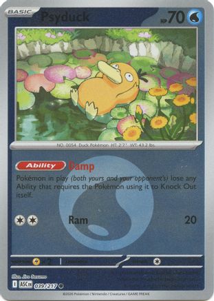 Psyduck 039/217 - Reverse Holofoil ME Ascended Heroes