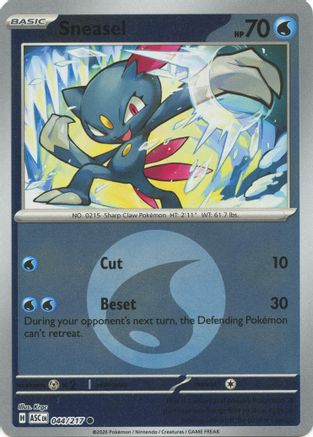 Sneasel (Energy Symbol Pattern) 044 - Reverse Holofoil ME Ascended Heroes