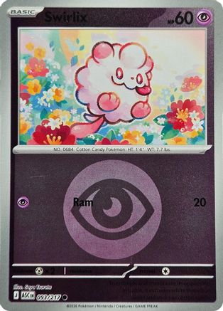 Swirlix (Energy Symbol Pattern) 093 - Reverse Holofoil ME Ascended Heroes