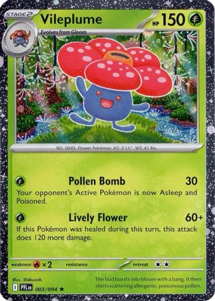 Vileplume (Cosmos Holo) 003 - Holofoil Miscellaneous Cards & Products
