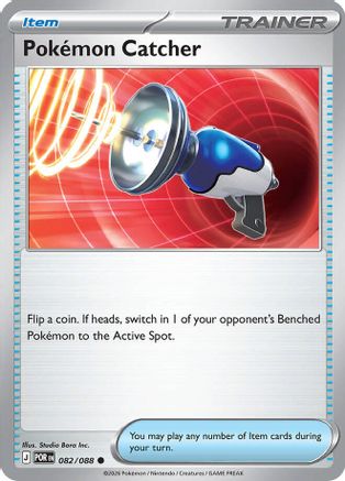 Pokemon Catcher 082 - Reverse Holofoil ME03 Perfect Order