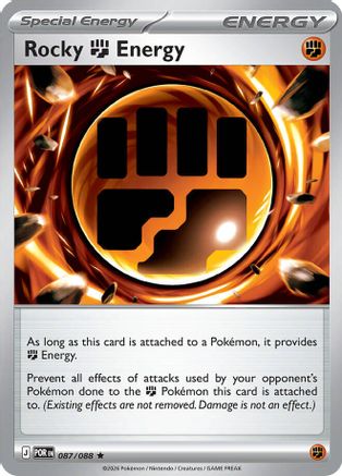 Rocky Fighting Energy 087 - Reverse Holofoil ME03 Perfect Order