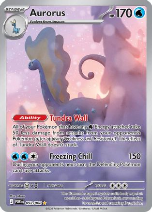 Aurorus 092/088 - Holofoil ME03 Perfect Order