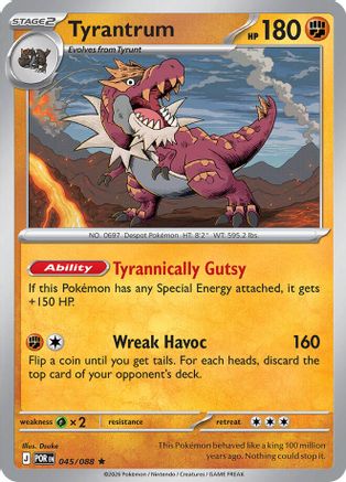 Tyrantrum 045 - Holofoil ME03 Perfect Order