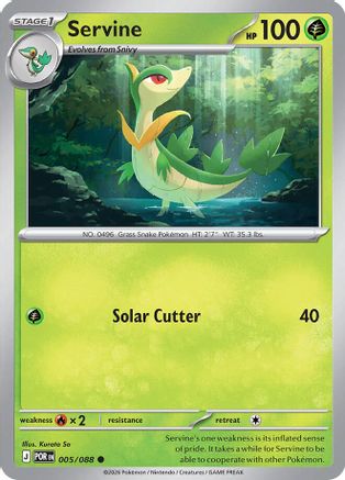 Servine 005 - Reverse Holofoil ME03 Perfect Order