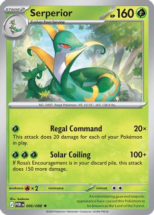 Serperior 006 - Holofoil ME03 Perfect Order