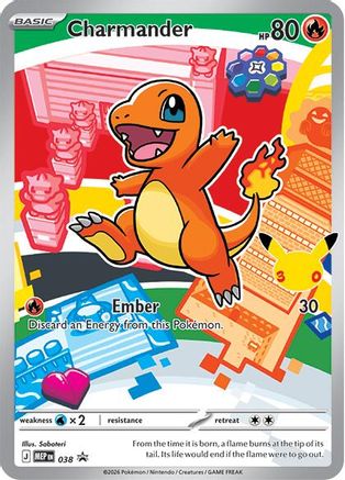 Charmander 038 - Holofoil ME Mega Evolution Promo