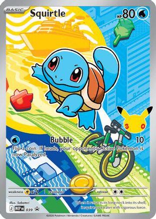 Squirtle 039 - Holofoil ME Mega Evolution Promo