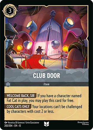 Club Door (202/204) - Wilds Unknown Cold Foil