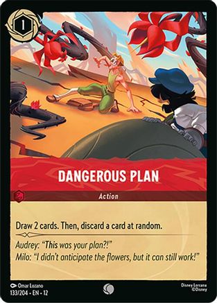 Dangerous Plan (133/204) - Wilds Unknown Cold Foil