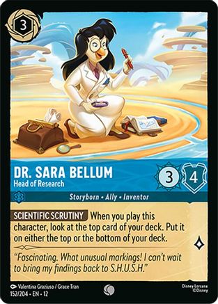 Dr. Sara Bellum - Head of Research (152/204) - Wilds Unknown Cold Foil
