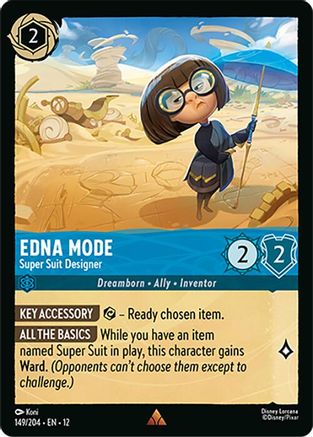 Edna Mode - Super Suit Designer (149/204) - Wilds Unknown Cold Foil