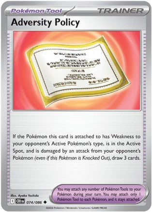 Adversity Policy 074 - Reverse Holofoil ME04 Chaos Rising