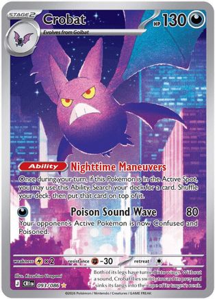 Crobat 093/086 - Holofoil ME04 Chaos Rising