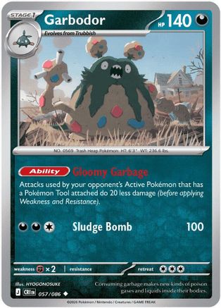 Garbodor 057 ME04 Chaos Rising
