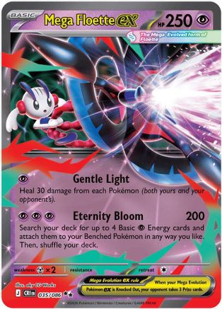 Mega Floette ex 035/086 - Holofoil ME04 Chaos Rising