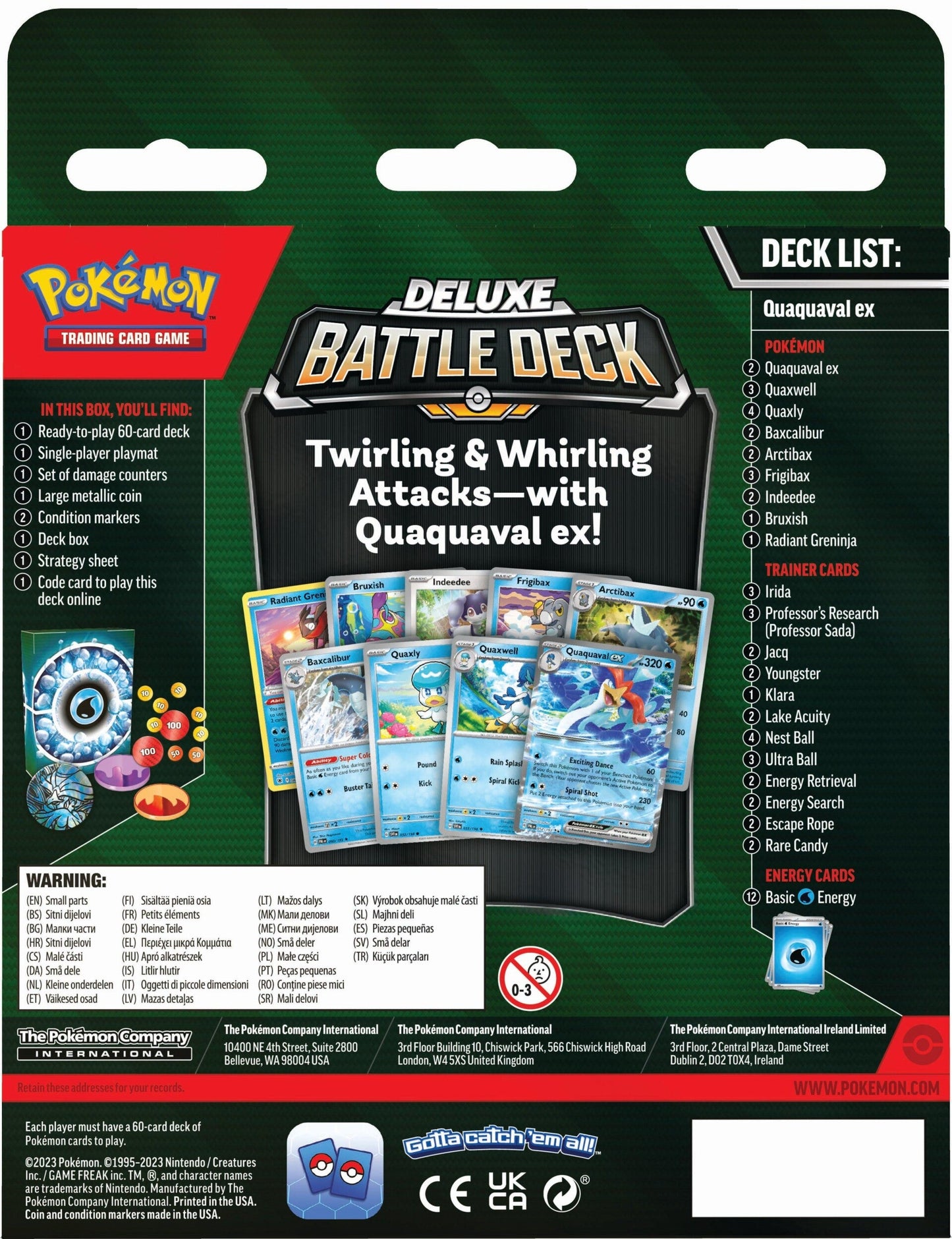 Pokemon Deluxe Battle Deck (Quaquaval ex)