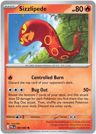 Sizzlipede 009 ME05 Pitch Black
