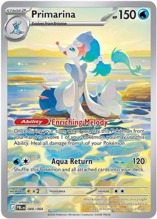 Primarina 088/084 - Holofoil ME05 Pitch Black