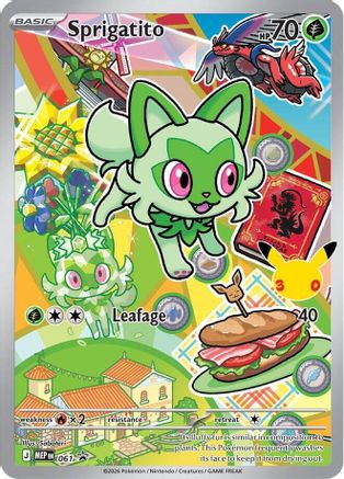 Sprigatito 061 - Holofoil First Partner Collection 2026