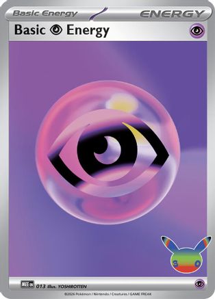 Basic Psychic Energy 013 - Holofoil MEE Mega Evolution Energies