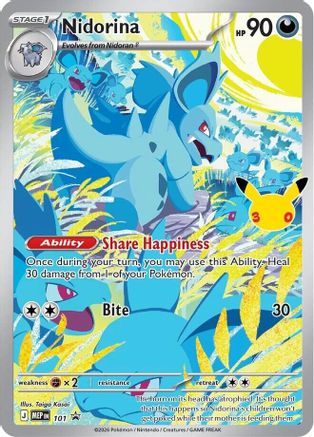 Nidorina 101 - Holofoil ME Mega Evolution Promo