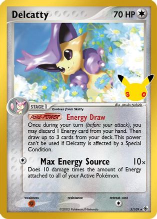 Delcatty 005 - Holofoil ME 30th Celebration Classic Collection
