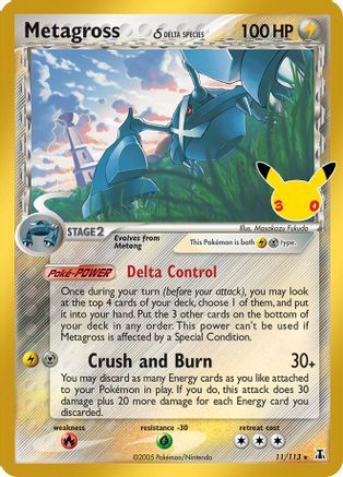 Metagross (Delta Species) 011 - Holofoil ME 30th Celebration Classic Collection